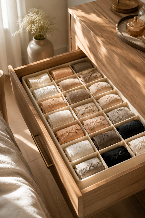 organizer dresser Dresser Drawer Organizer for Socks, Underwear & Accessories – Cozy Deals Store