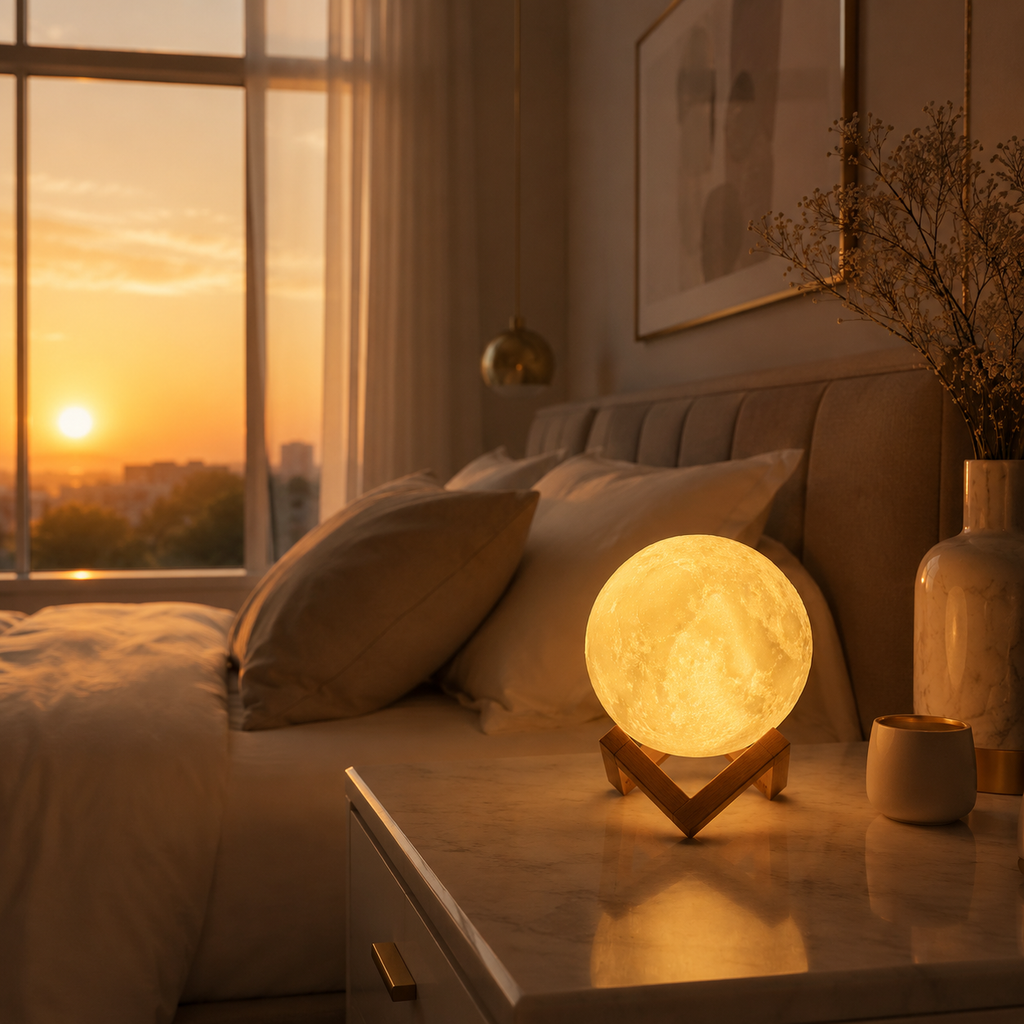 Moon LED Bedroom Lamp