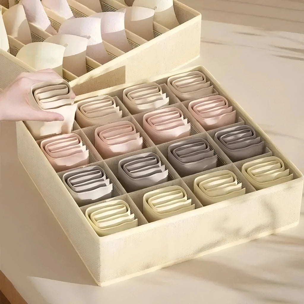 Dresser Drawer Organizer for Socks, Underwear & Accessories