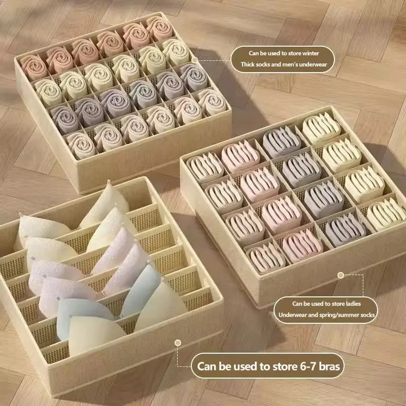 Dresser Drawer Organizer for Socks, Underwear & Accessories