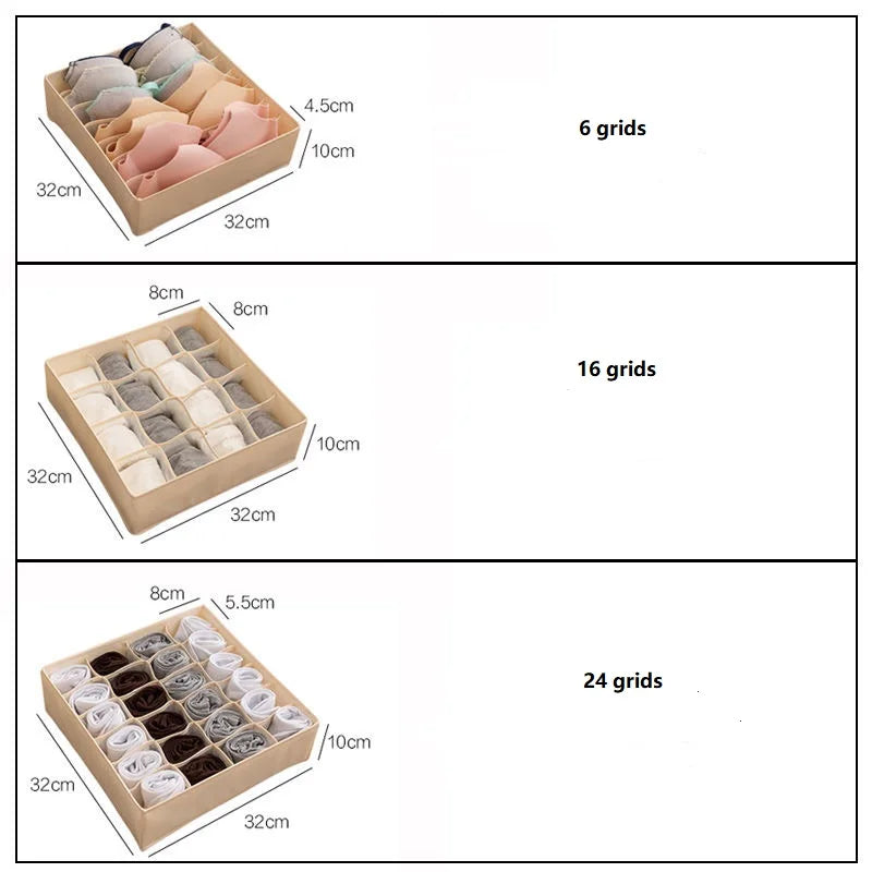 Dresser Drawer Organizer for Socks, Underwear & Accessories