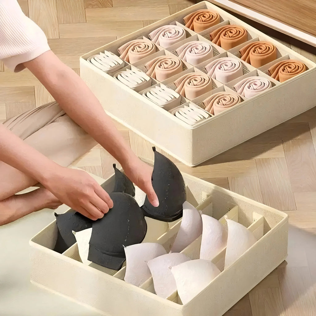 Dresser Drawer Organizer for Socks, Underwear & Accessories