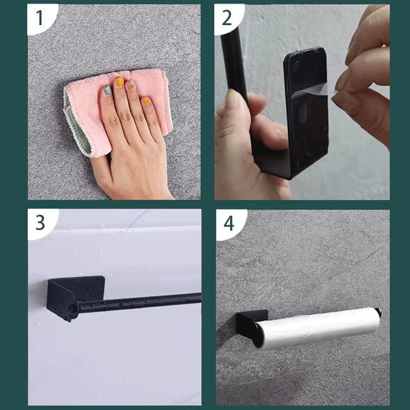 Under Cabinet Paper Towel Holder & Kitchen Organizer